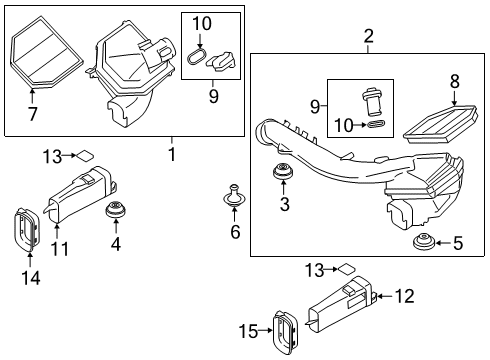 2019 BMW M2 Powertrain Control Oxygen Sensor Diagram for 11787848482