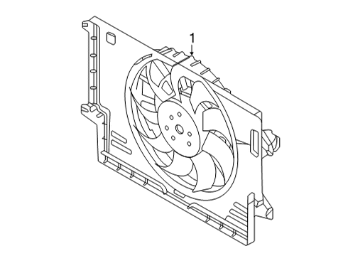 2022 Hyundai Kona Cooling Fan BLOWER ASSY Diagram for 25380-J9800