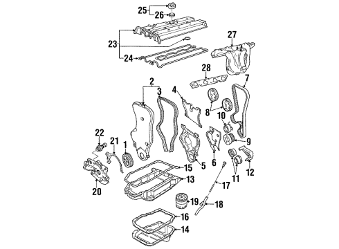 2002 Isuzu Rodeo Intake Manifold Chamber Common Diagram for 8-97193-355-2