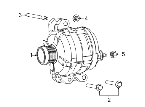 2019 Ram 1500 Classic Alternator ALTERNATR-Engine Diagram for 4801769AD