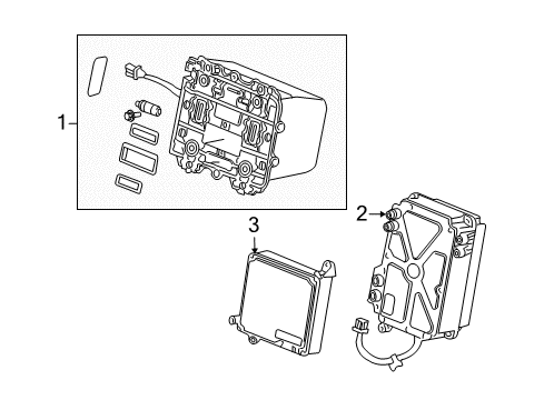 2007 Honda Accord Battery Ima Battery Assy. Diagram for 1D070-RCJ-306RM