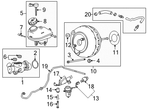 2011 Buick LaCrosse Dash Panel Components Inlet Tube Diagram for 23226568