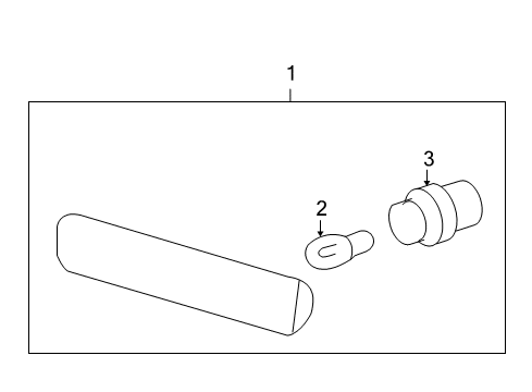 2008 Cadillac STS Bulbs Socket Diagram for 16524383