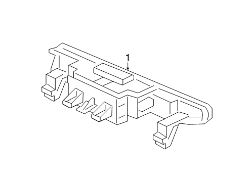 2022 Honda Insight High Mount Lamps LIGHT COMP, H/M STOP Diagram for 34275-TXM-A01