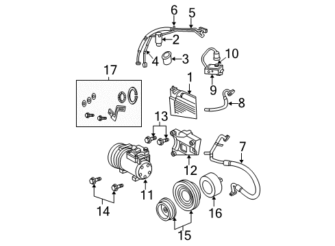 2004 Dodge Neon Air Conditioner Valve-Charging Diagram for 5101791AA