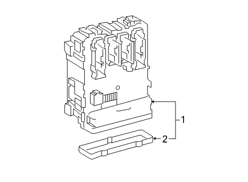 2016 Toyota Corolla Electrical Components Junction Block Diagram for 82730-02F42