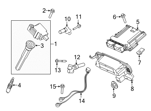 2020 Ford F-150 Ignition System Boot Diagram for HU7Z-12A402-A