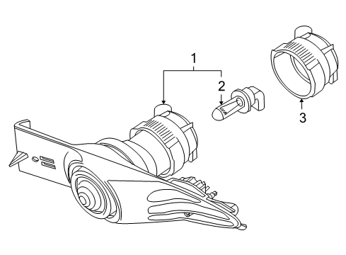 2003 BMW 745Li Bulbs Covering Cap, Fog Lamp Diagram for 63176918125