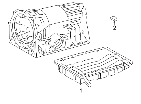 1998 Lexus GS300 Transmission Pan Sub-Assy, Automatic Transmission Oil Diagram for 35106-30140