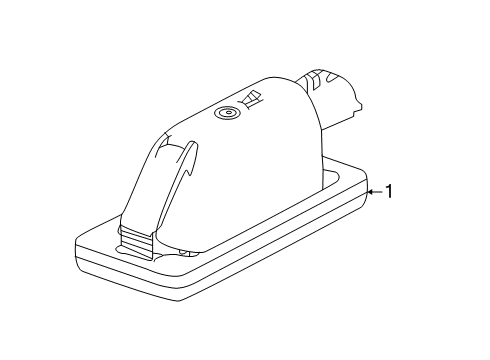 2022 Nissan Altima License Lamps Lamp Licence Diagram for 26510-8990E