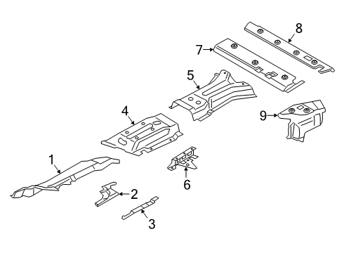 2020 BMW X5 Heat Shields HEAT INSULATION, REAR SILENC Diagram for 51488075039