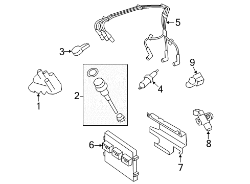 2006 Ford F-150 Powertrain Control Plug Wire Diagram for 3U2Z-12286-L