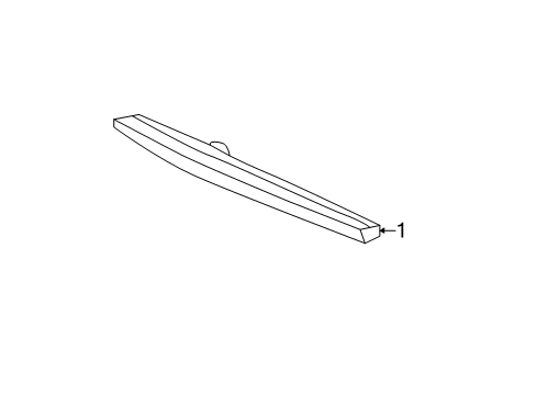 2012 Honda Civic High Mount Lamps Light Assy., High Mount Stop Diagram for 34270-TS8-A01