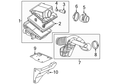 2000 GMC Yukon XL 2500 Powertrain Control Oxygen Sensor Diagram for 19178942