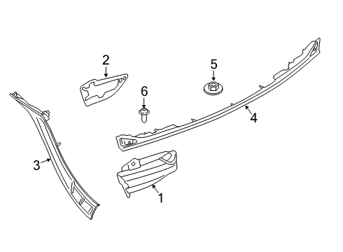 2021 BMW M760i xDrive Tail Lamps REAR LIGHT IN TRUNK LID, LEF Diagram for 63219854649