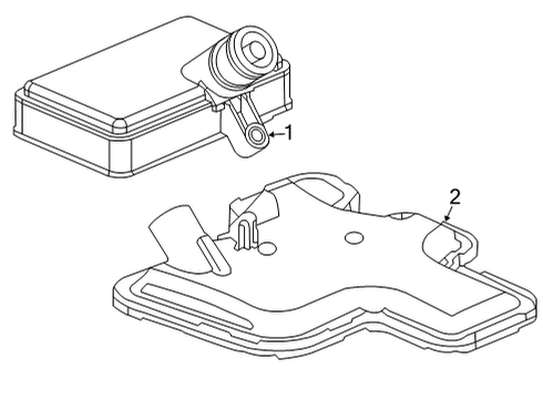 2021 Buick Encore GX Automatic Transmission Filter Diagram for 24299906