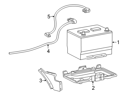 1996 Ford E-350 Econoline Battery Negative Cable Diagram for F6UZ14301AA