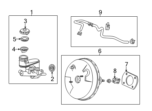 2019 Acura MDX Dash Panel Components Power Set, Master (10.5") Diagram for 01469-TZ5-A10