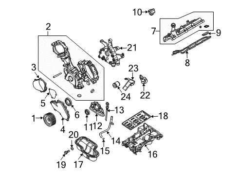 2004 Infiniti QX56 Filters Gauge - Oil Level Diagram for 11140-7S020