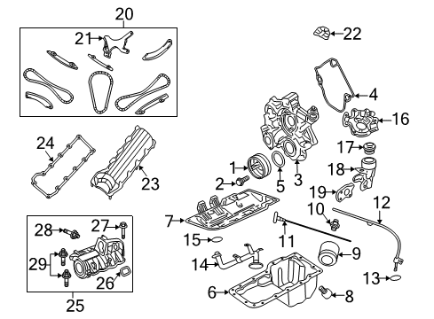 2009 Jeep Commander Filters Tube-Oil Fill Diagram for 68206053AB