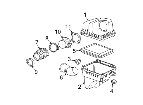 2006 Chevrolet Equinox Powertrain Control PCM Diagram for 19210070