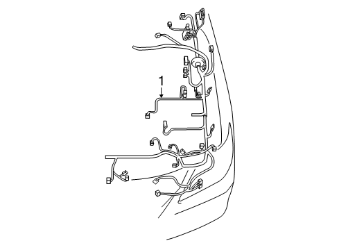 2014 Lexus LX570 Wiring Harness Wire, Engine Room Main Diagram for 82111-60X63