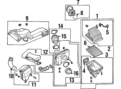 1997 Infiniti I30 Powertrain Control Reman Engine Control Module Diagram for 2371M-0L717RE