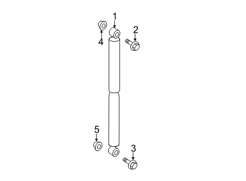 2008 Dodge Sprinter 3500 Shocks & Components - Rear ABSORBER-Suspension Diagram for 68066613AA