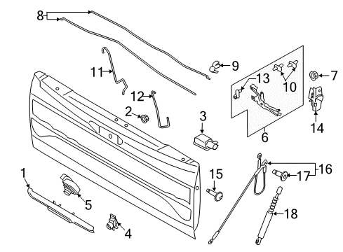 2021 Ford F-250 Super Duty Parking Aid Control Module Diagram for HC3Z-19H405-M