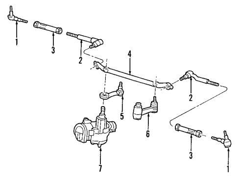 2002 Lincoln Blackwood P/S Pump & Hoses, Steering Gear & Linkage Power Steering Cooler Diagram for F75Z-3D746-FA