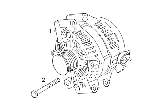 2011 BMW 528i Alternator Alternator Diagram for 12317591268