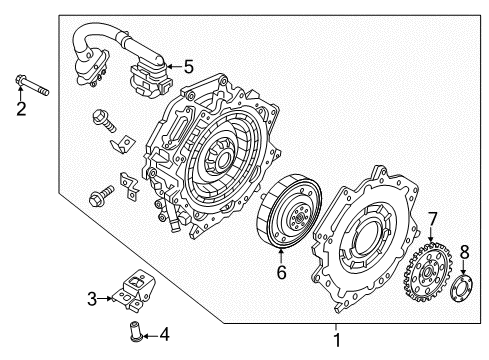 2021 Kia Niro Electrical Components Bolt(Flange) Diagram for 1140410606P