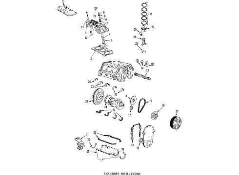 1985 Chevrolet Celebrity Engine & Trans Mounting Bracket-Engine Mount Diagram for 14089538