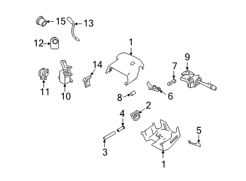 2009 Chevrolet Impala Switches Shift Lever Diagram for 19151768