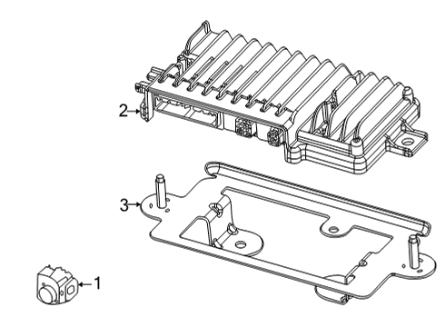 2022 Jeep Grand Wagoneer Electrical Components PARK ASSIST Diagram for 68426135AG