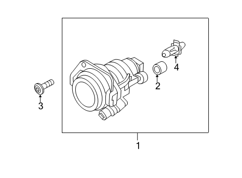 2004 BMW X3 Bulbs Ventilation Grommet Diagram for 63176938430
