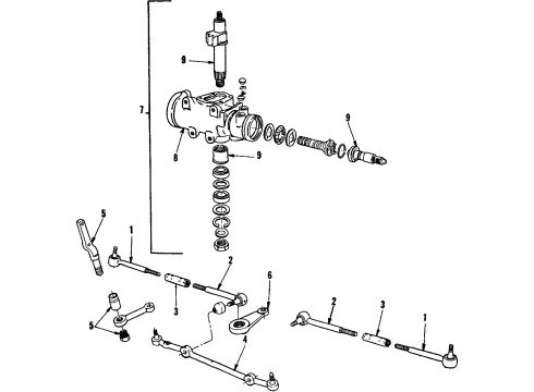 1992 Chevrolet Camaro P/S Pump & Hoses, Steering Gear & Linkage Hose Asm, P/S Gear Inlet Diagram for 88997966