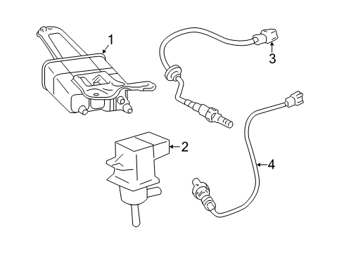 2015 Scion tC Powertrain Control Vapor Canister Diagram for 77740-21020