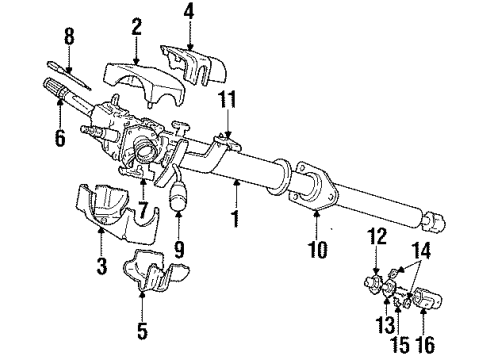 1991 Dodge B150 Switches Switch ST/LP & Spd Cont Diagram for 4360187