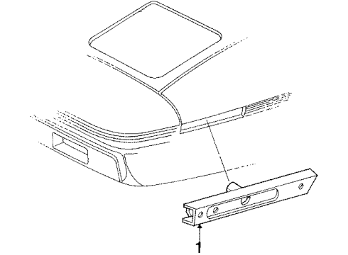 1985 Pontiac Fiero Front Lamps - Side Marker Lamps Lamp Asm, Front Side Marker Diagram for 920058