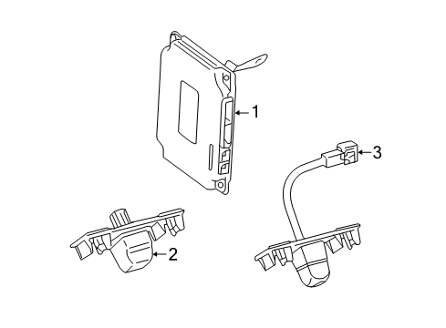 2016 Toyota Sienna Electrical Components Module Diagram for 86792-45040