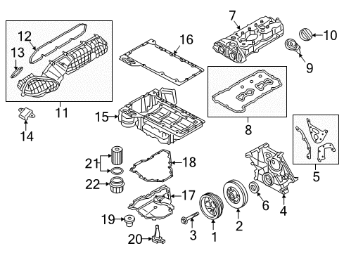 2016 BMW 750i Powertrain Control Engine Control Module Diagram for 12149489945