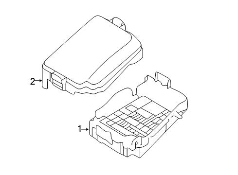 2013 Hyundai Elantra GT Fuse & Relay Relay Assembly-Power Diagram for 95240-3X100