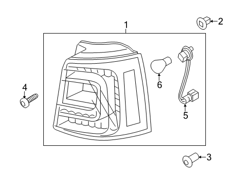 2015 Kia Sorento Tail Lamps Lamp Assembly-Rear Combination Diagram for 924021U600