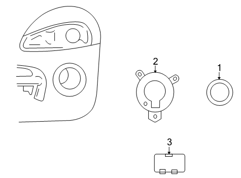 2008 Dodge Viper Fog Lamps Rear Fog Lamp Diagram for 5030220AA