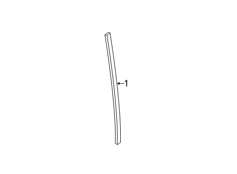 2018 BMW M2 Exterior Trim - Quarter Panel Left B-Column Covering Diagram for 51377453311