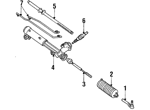 1985 Buick Century P/S Pump & Hoses, Steering Gear & Linkage Pump Asm, P/S (Remanufacture) Diagram for 88985066