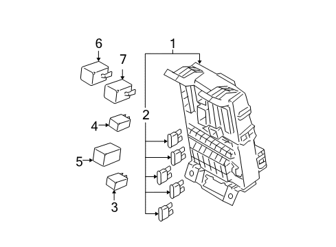 2008 Hyundai Accent Flashers FLASHER Module-Turn Diagram for 955501E000