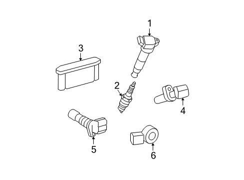 2009 Lexus IS250 Powertrain Control Engine Control Computer Diagram for 89661-53C40