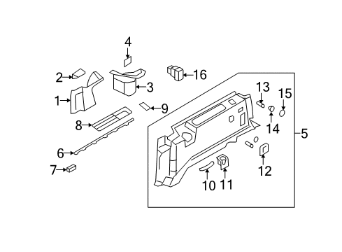 2008 Ford Expedition Power Seats Module Diagram for 7L1Z-14C708-A